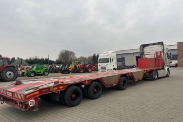 Naczepa rozciągana platforma goldhofer